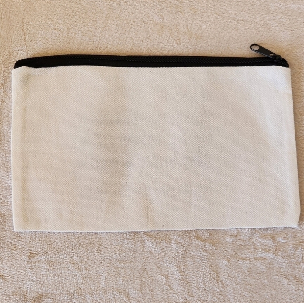 "Never Underestimate the Power of a Girl With a Book," Cosmetic Bag Zippet Pouch - Picture 2 of 5